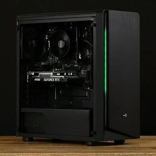 PC Gaming Français - Ryzen 7500F & RTX 4070 - Config DDR5 32Go - SSD 1To Gen4 - 650W Bronze - W11