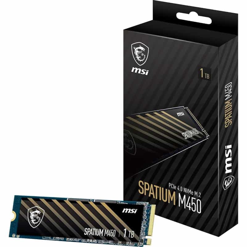 SSD MSI SPATIUM M450 1To M.2 NVMe Gen4