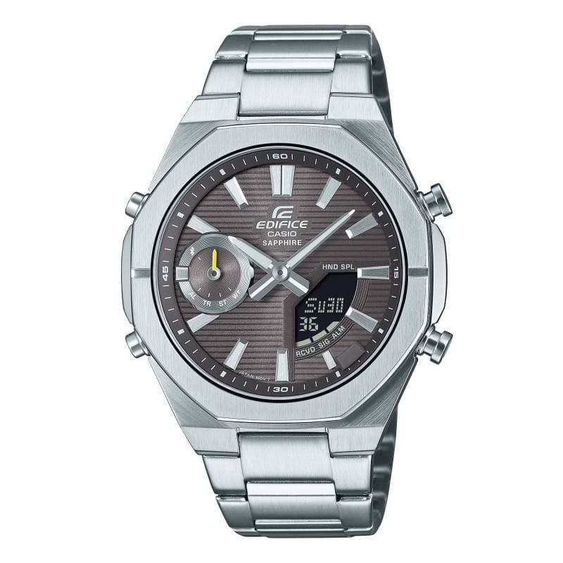 Montre Casio Edifice ECB-S10D-8AEF : Bluetooth, acier inoxydable, verre saphir, 10 ATM