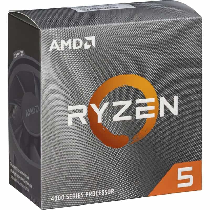 Processeur AMD Ryzen 5 4500 - 6 Cœurs, 12 Threads, 4.1 GHz Boost, Ventilateur Wraith Stealth