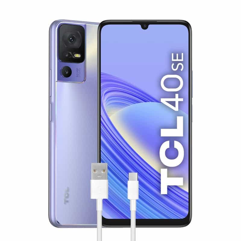 TCL 40SE : Smartphone 6.75" 4G, Écran HD+ 90 Hz, 6 Go RAM, 256 Go, Triple Caméra 50 MP