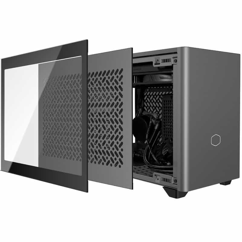 Kit PC Mini-ITX Compact | Coolermaster NR200P Max V2 + Watercooling AIO 280mm + Alim 850W Gold