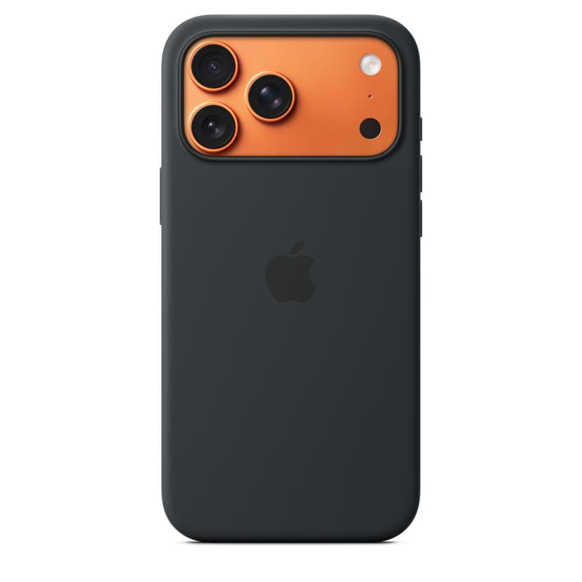 Coque silicone MagSafe iPhone 17 Pro Max - Noir