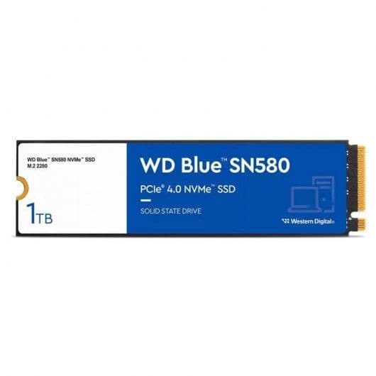 SSD NVMe Western Digital Blue SN580 1 To M.2 - Performances Ultra-rapides!