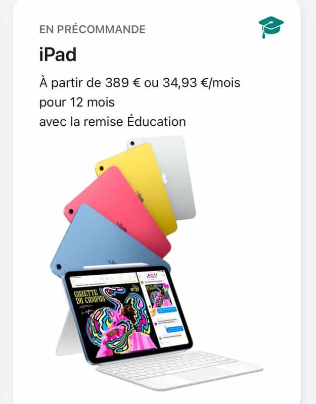 🚨 Offre Exclusive Étudiants & Parents �💻 Nouvel iPad 11" Apple - Puce A16, 128 Go à Prix Réduit ! 🎓✨