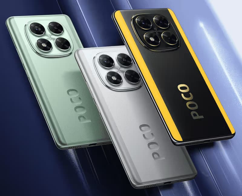 Smartphone Poco X7 5G : 8+256 Go, Dimensity 7300-Ultra, écran 120Hz AMOLED, IP68, charge rapide 45W