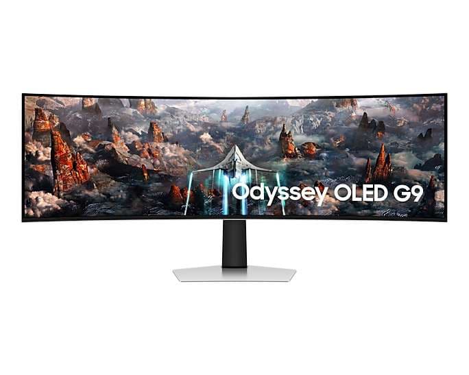 Écran PC Samsung Odyssey G9 OLED 49" : UWQHD, 240 Hz, 0,03 ms, HDR10+, FreeSync Premium Pro