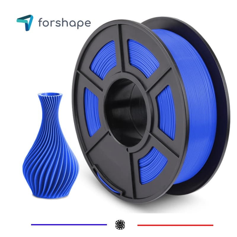 Filament PLA 1kg - blanc/bleu/noir (polyfab3d.fr)