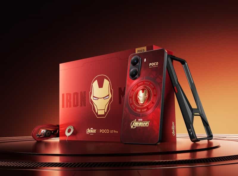 Smartphone Poco x7 Pro Marvel Iron Man 6,67" - 12 Go de RAM, 512 Go de stockage