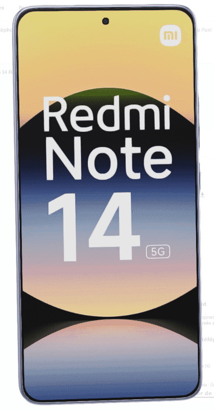 Smartphone Xiaomi Redmi Note 14 5G (8/256 Go) à 99€ pour les clients Red by SFR