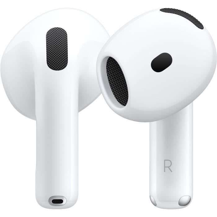 Écouteurs Apple AirPods 4 sans fil avec réduction active du bruit