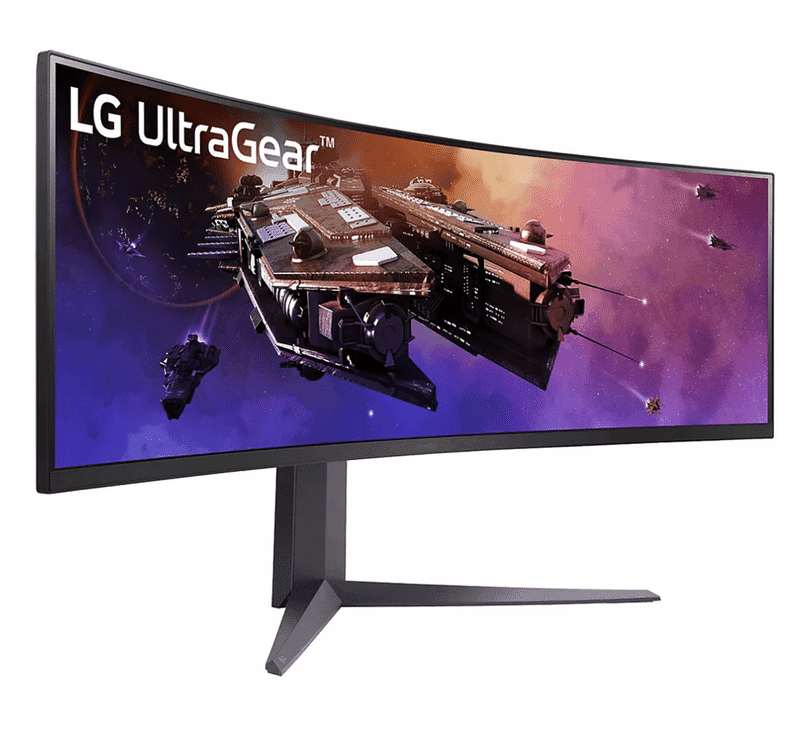 Écran Gaming LG UltraGear 45GR75DC-B – 45'' VA Incurvé 32:9, Dual QHD 200 Hz, 1 ms, FreeSync Premium Pro