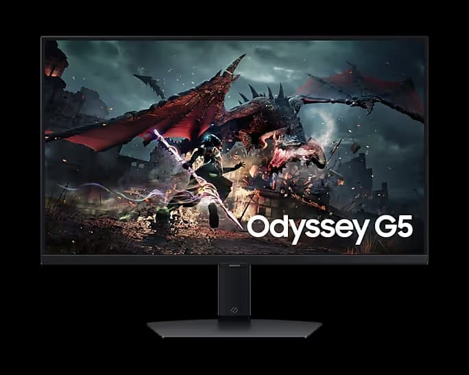 Code promo - Écran PC Samsung Odyssey G50D 27'' : 180Hz, 1ms, Dalle Fast IPS, QHD 2560x1440