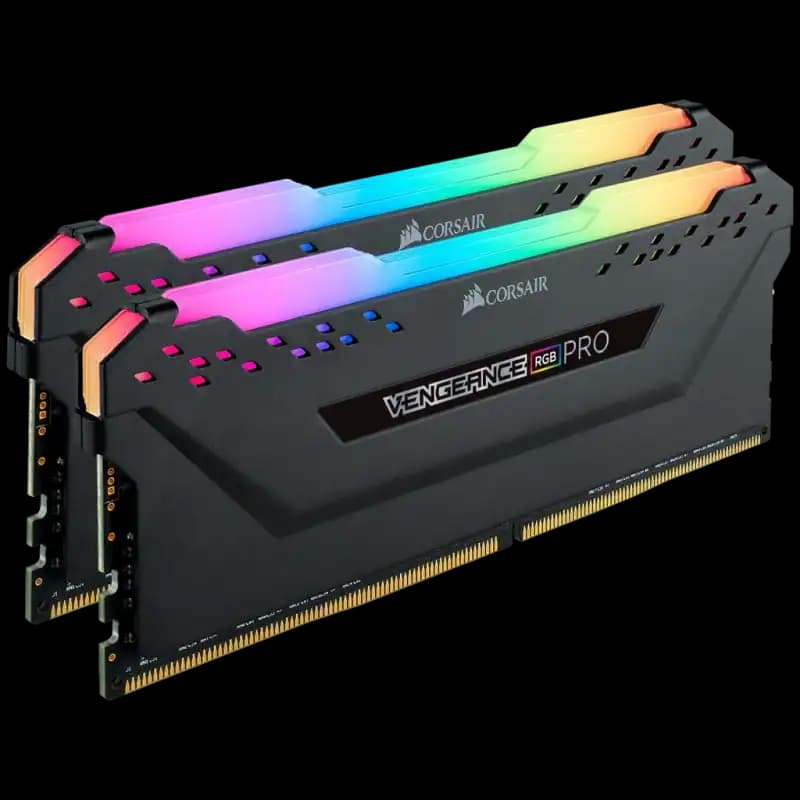 Module Mémoire Corsair Vengeance RGB Pro - 32Go (2 x 16Go) DDR4 3200MHz CL16 Noir