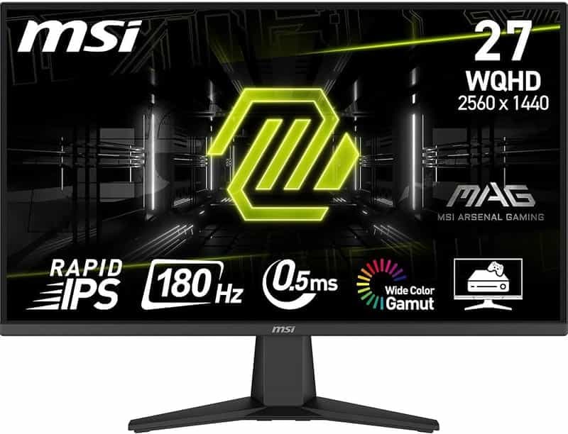 Moniteur Gaming 27" WQHD MSI MAG 275QF - Performances Époustouflantes pour les Gamers Passionnés