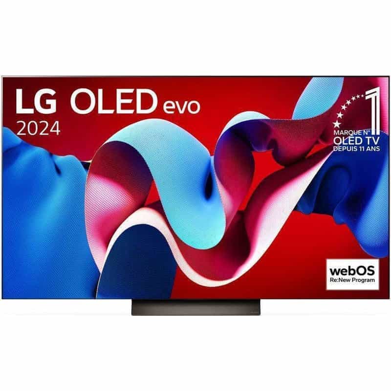 Téléviseur LG OLED77C4 - Écran OLED 77", 4K UHD, 144Hz, HDR10 Pro, Dolby Vision IQ, FreeSync Premium / G-Sync, VRR & ALLM, Smart TV