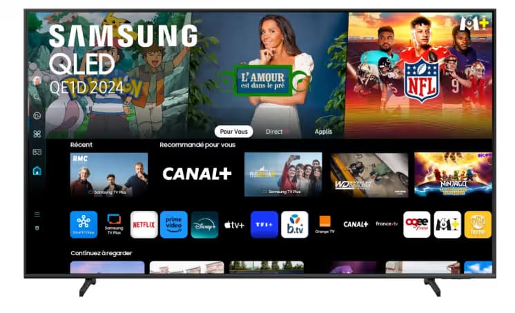 Promotion exceptionnelle : TV Samsung 75QE1D QLED 4K 75 pouces (189 cm)