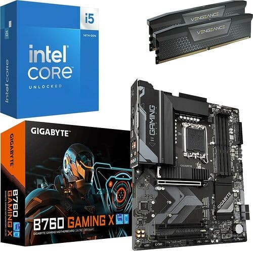 Kit de mise à niveau PC : Core i5-14600K, B760 GAMING X, 32 Go DDR5 + Battlefield 6 gratuit