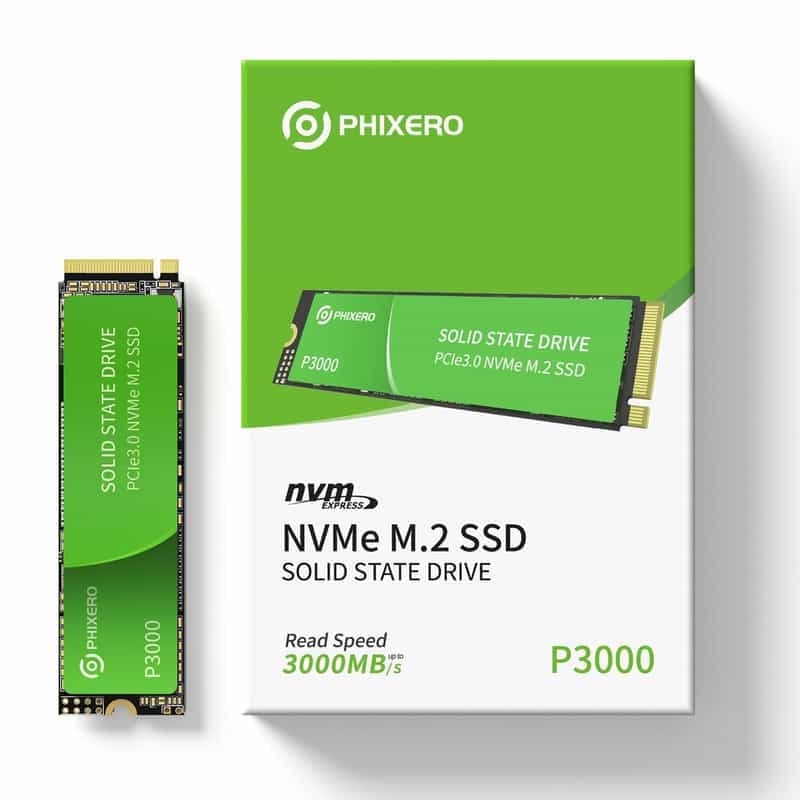 SSD interne M.2 NVMe PHIXERO P3000 PCIe Gen3x4 - 2To (Vendeur Tiers)