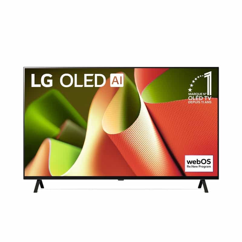 Téléviseur LG OLED55B4 - 55 pouces, OLED, 4K UHD, 120Hz, HDR10, Dolby Vision, FreeSync Premium / G-Sync, VRR & ALLM, Smart TV