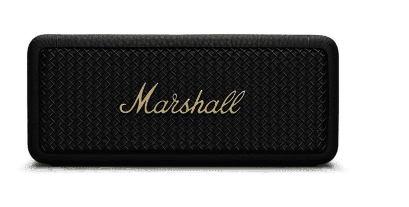 Enceinte Bluetooth Marshall Emberton II en Noir - Batterie longue durée de 30 heures ⚡