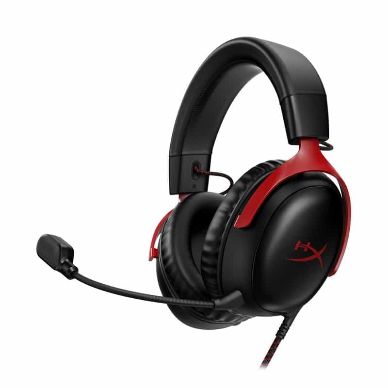 Écouteurs filaires HyperX Cloud III - Édition Noir et Rouge