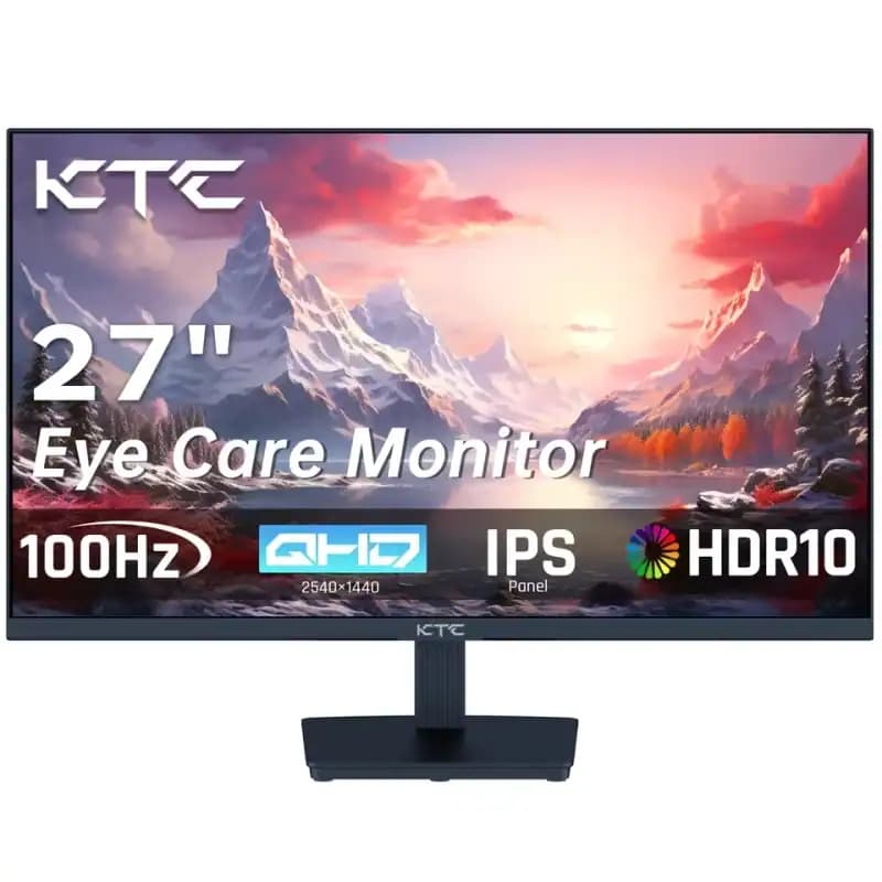 Code promo - Écran PC 27 pouces KTC H27T27 - QHD, IPS, 100Hz, HDR10, 1ms, FreeSync