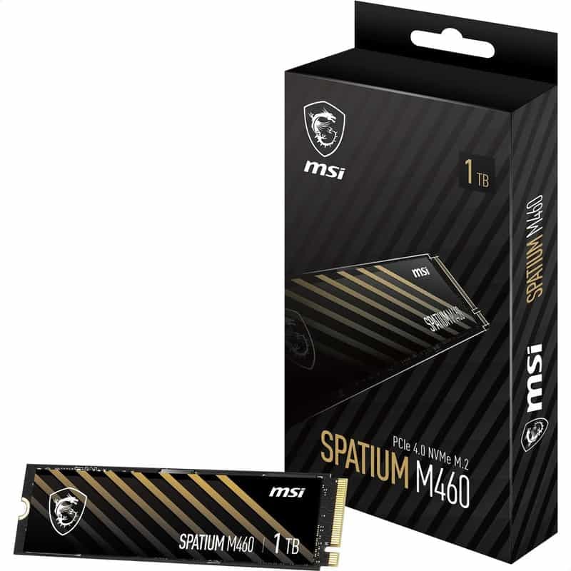 SSD interne MSI SPATIUM M450 - 1 To, M.2 NVMe Gen4