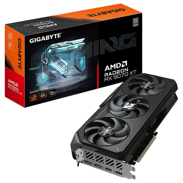Code promo - Carte graphique Gigabyte RX 9070 XT 16 Go : performances et refroidissement optimisés